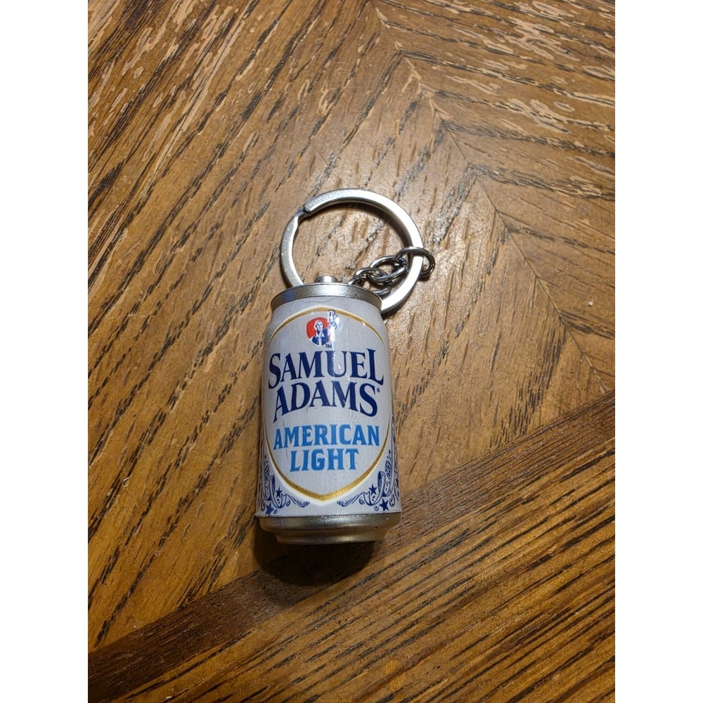 Samuel‎ Adams Beer Can Keychain. New
